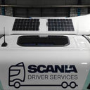 Zestaw Paneli Fotowoltaicznych Scania 2x55 Wp z Regulatorem MPPT Bluetooth Image 1