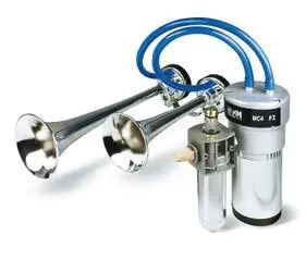 Zestaw czterech sygnałów pneumatycznych TA/4 906-C z kompresorem MC4 FD ze smarowniczką 24V Image 1