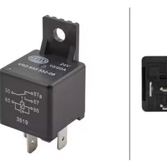 Przekaźnik prądu pracy Hella 24V 20A 5-pinowy