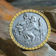 Przypinka Św. Krzysztof (metalowa)