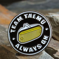 Przypinka Team Talmu metalowa