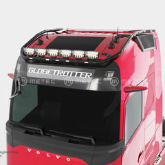 Rama dachowa HYDRA LED do Volvo FH4/FH5 AERO 24 Globe XL z wiązką i mocowaniami na 6 lamp - czarna