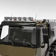 Rama dachowa METEC do Renault T/C/K z wbudowaną wiązką elektryczną, 6 zaciskami i oświetleniem LED