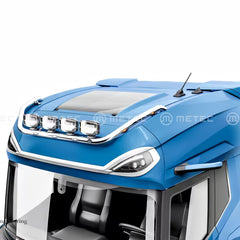 Rama dachowa TOP do DAF XG+ 21- ze stali nierdzewnej, wiązką LED i 4 wspornikami