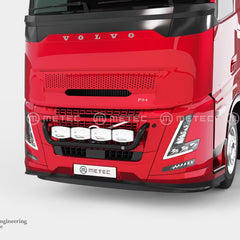 Rama grilla ECO Volvo FH 24- czarna (stal nierdzewna)