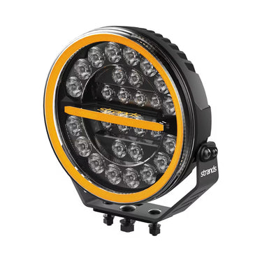 Reflektor dalekosiężny Firefly Driving Light 9" STRANDS czarny z oświetleniem pozycyjnym LED