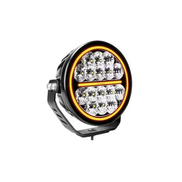 Reflektor dalekosiężny LED Siberia Night Ranger 7" z światłem pozycyjnym białym/pomarańczowym