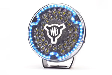Reflektor dalekosiężny LED W268 z niebieskim światłem stroboskopowym FI228 mm
