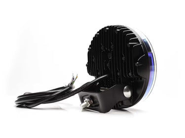 Reflektor dalekosiężny LED WA5 W257 FI179 mm z niebieskim światłem stroboskopowym