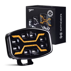 Reflektor dalekosiężny LED X-SPIDER 54W z światłem pozycyjnym i stroboskopowym