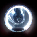 Reflektor dalekosiężny SIM (niebieskie ryflowane szkło, postój LED ring)