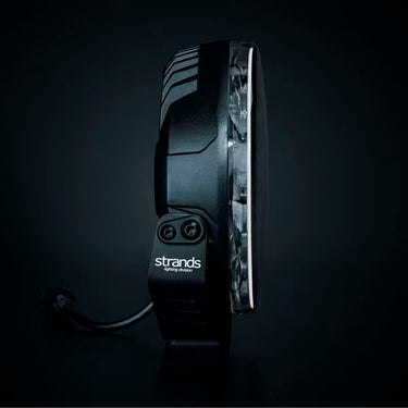 Reflektor dalekowzroczny Firefly Professional Black 9" z funkcją światła ostrzegawczego