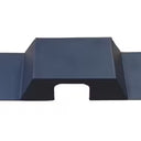 Stalowe zabezpieczenie smoka paliwa 100 cm, czarne, skrzydła 38 cm