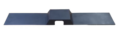 Stalowe zabezpieczenie smoka paliwa 100 cm, czarne, skrzydła 38 cm