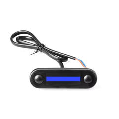 Światło obrysowe LED niebieskie 82x24,7mm 12V/24V z przewodem 0,5m