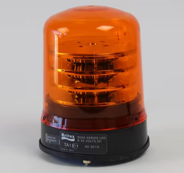 Światło ostrzegawcze LED (kogut) 10-30V, R65, pomarańczowy klosz, montaż na 3 śrubki