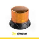 Światło ostrzegawcze LED SKYLED 12-24V, pomarańczowe, 127 mm, R65