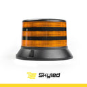 Światło ostrzegawcze SKYLED BEE 12/24V LED kogut (3 śrubki, pomarańczowy, czarna obudowa, R65)