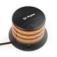 Światło ostrzegawcze SKYLED BEE 12/24V LED kogut (3 śrubki, pomarańczowy, czarna obudowa, R65)