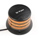 Światło ostrzegawcze SKYLED BEE 12/24V LED kogut (3 śrubki, pomarańczowy, czarna obudowa, R65)