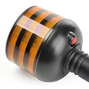 Światło ostrzegawcze SKYLED BEE 12/24V LED kogut (złącze DIN, pomarańczowy, czarna obudowa, R65)