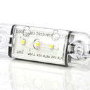Światło pozycyjne białe LED 12/24V obrysowe przednie (3x LED) W97.1