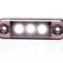 Światło pozycyjne białe przydymiane 12/24V obrysowe przednie (3 x LED) W275.1
