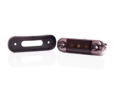 Światło pozycyjne białe przydymiane 12/24V obrysowe przednie (3 x LED) W275.1