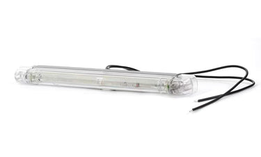 Światło pozycyjne białe światłowodowe 237mm 12/24V LED obrysowa przednia