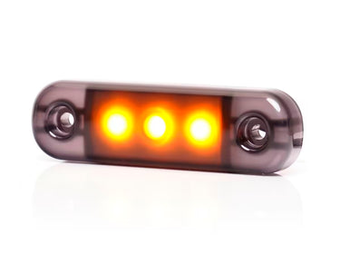 Światło pozycyjne boczne LED pomarańczowe (przydymiane) 12/24V W275.1