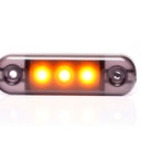 Światło pozycyjne boczne LED pomarańczowe (przydymiane) 12/24V W275.1