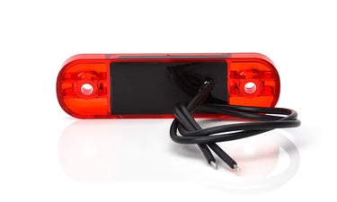 Światło pozycyjne czerwone 12/24V obrysowe tylne 3x LED W97.1