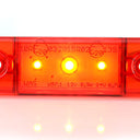Światło pozycyjne czerwone 12/24V obrysowe tylne 3x LED W97.1