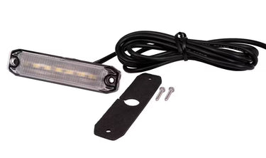 Światło pozycyjne czerwone OptoLine M 100mm 12/24V obrysowe tylne z przyciemnionym szkłem