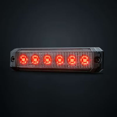 Światło pozycyjne Dark Knight SM6 czerwone LED