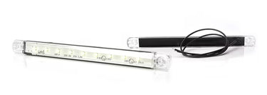 Światło pozycyjne LED białe 12/24V obrysowe przednie (9x LED) W97.4
