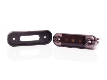 Światło pozycyjne LED czerwone przydymiane 12/24V obrysowe tylne (3x LED) W275.1 BLACK
