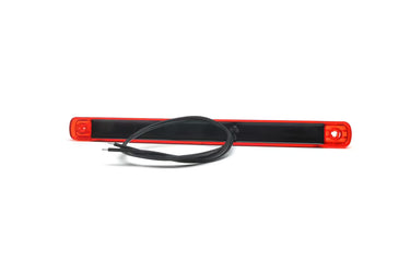 Światło pozycyjne LED czerwone światłowodowe 237 mm 12/24V obrysowe tylne