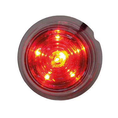 Światło pozycyjne LED Gylle 24V czerwone z kloszem białym Viking