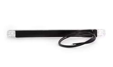 Światło pozycyjne LED pomarańczowe obrysowe 237 mm 12/24V (biały klosz) W37