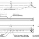 Światło pozycyjne obrysowe LED pomarańczowe 238mm 12/24V (9 LED) W97.4