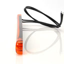 Światło pozycyjne obrysowe LED pomarańczowe 238mm 12/24V (9 LED) W97.4