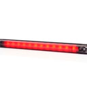 Światło pozycyjne obrysowe tylne LED 237mm 12/24V przydymiane (W274 BLACK)