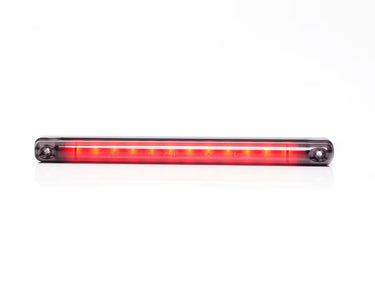 Światło pozycyjne obrysowe tylne LED 237mm 12/24V przydymiane (W274 BLACK)