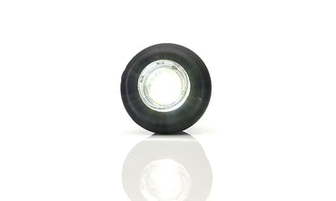 Światło pozycyjne okrągłe białe 12/24V obrysowa przednia 1x LED W80