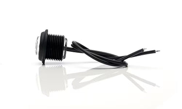 Światło pozycyjne okrągłe białe 12/24V obrysowa przednia 1x LED W80