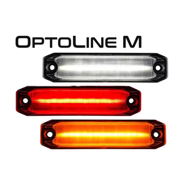 Światło pozycyjne boczne LED LEDSON OptoLine M 100mm pomarańczowe 12/24V
