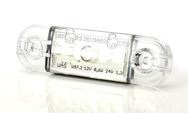 Światło pozycyjne przednie białe LED 12/24V W97.2 (6 LED)