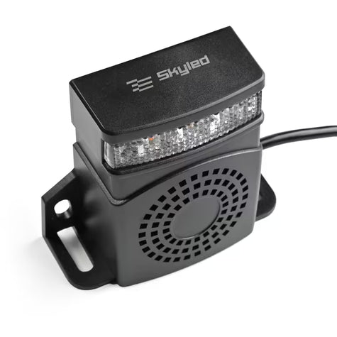 Sygnał cofania SKYLED BOOM Flash 12-80V z pomarańczowym światłem LED i certyfikatem R10