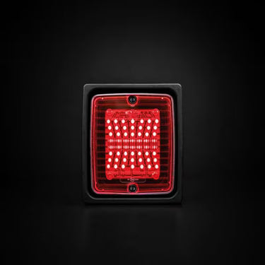 Tylna lampa pozycji IZE LED Strands prostokątna czerwona